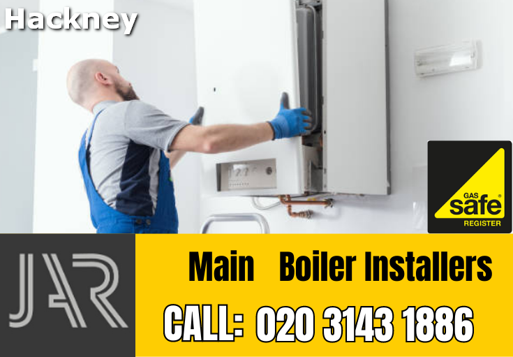 Main boiler installation Hackney